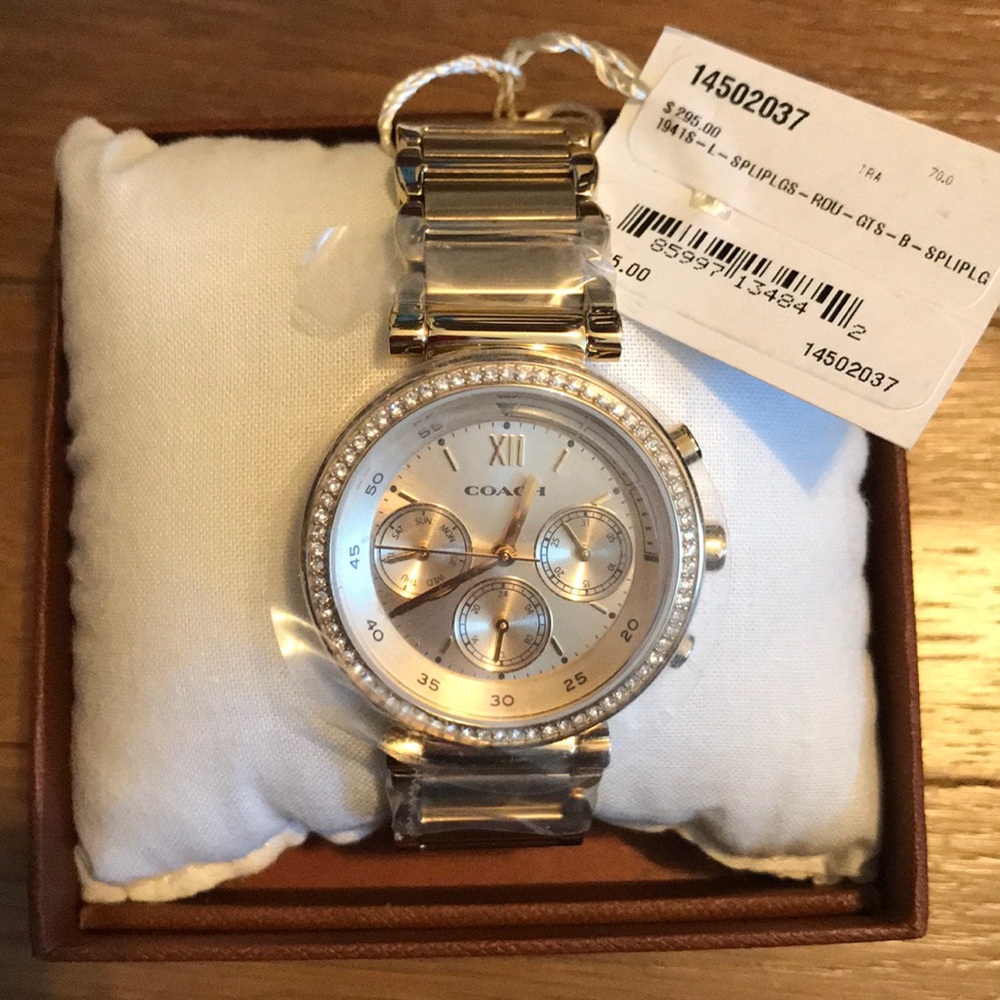 Coach women’s Swiss 1941 SP ladies Gold watch